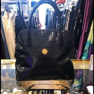 Pierre Balmain black vintage handbag